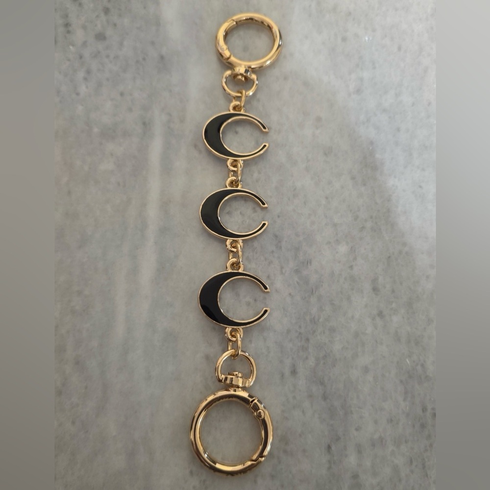 Elegant Gold-Tone Crescent Moon Bracelet